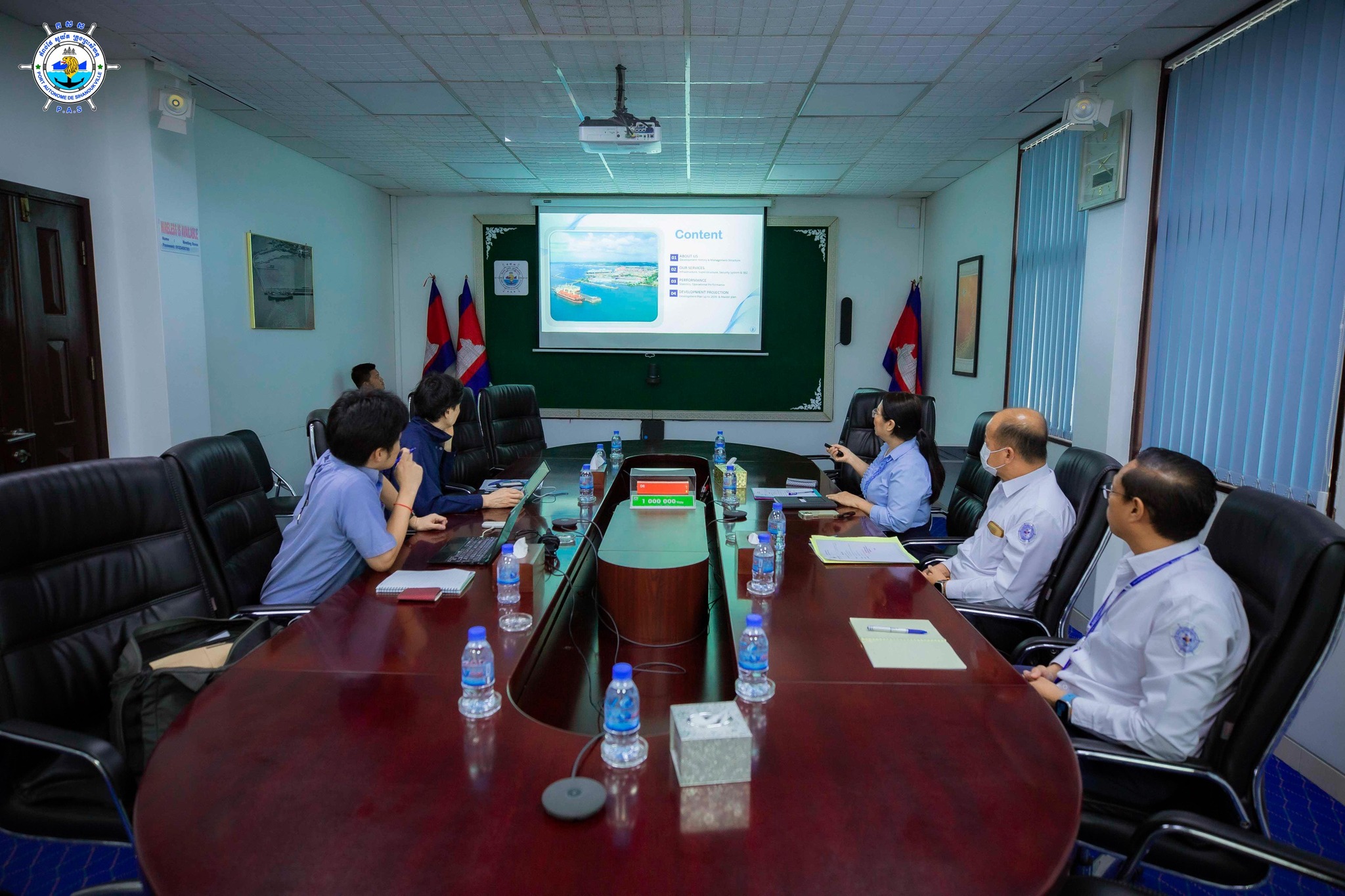 Welcomed a visit of Trancy Logistics (Cambodia) Co.,Ltd., led by Mr. Honda Marmoru, the company governor, and Mr. Nobuhiro Nakamura
